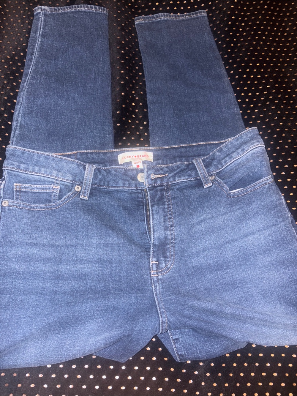 Lucky Brand Women's Dark Blue Skinny Jeans